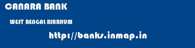 CANARA BANK  WEST BENGAL BIRBHUM    banks information 